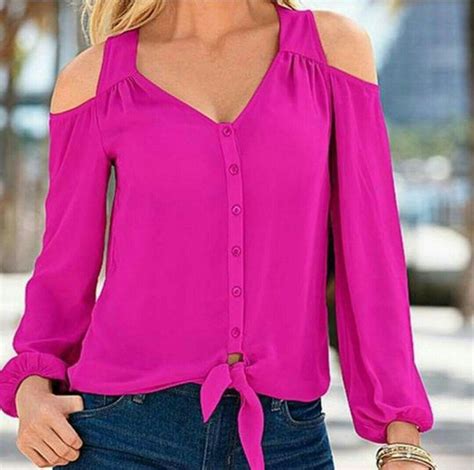 Blusa Fucsia Mujer .